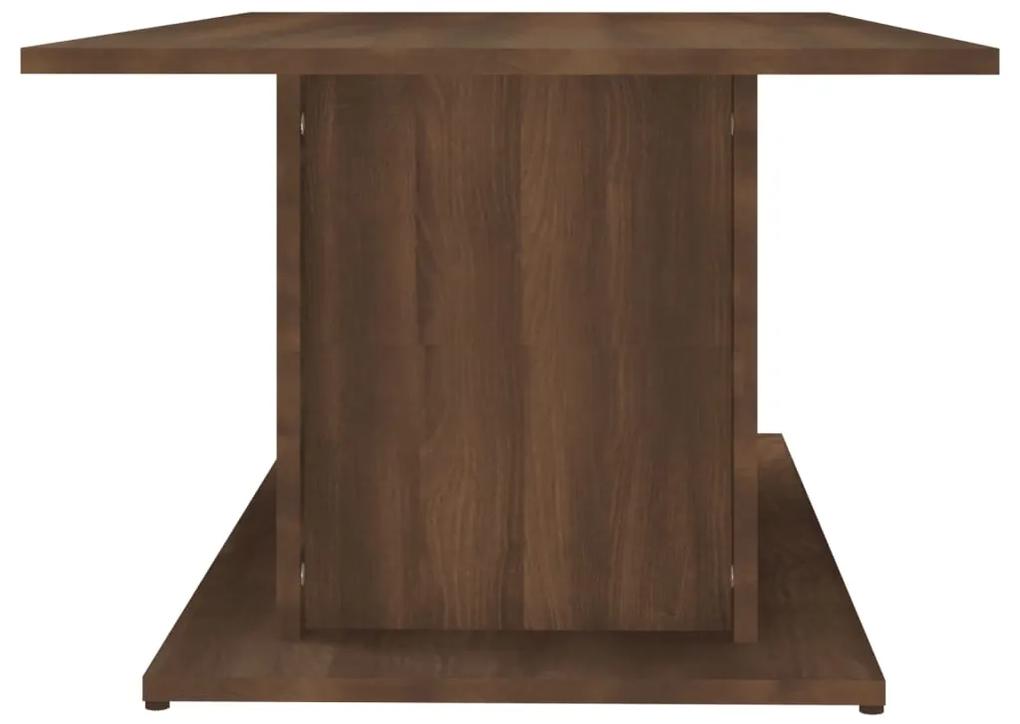 Tavolino da Salotto Rovere Marrone 102x55,5x40 cm in Truciolato