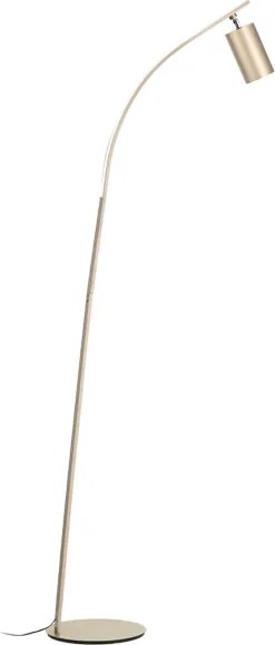 Piantana a LED H184 cm in metallo Oro con faretto orientabile MURGA