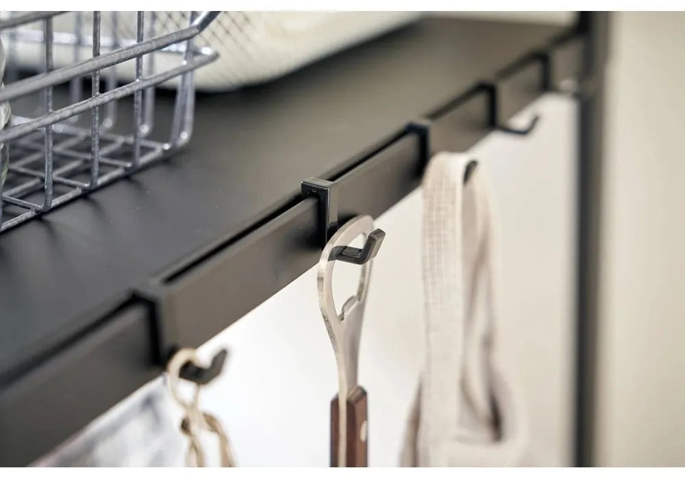 Scaffale nero opaco in acciaio 60x90x46,5 cm Tower – YAMAZAKI