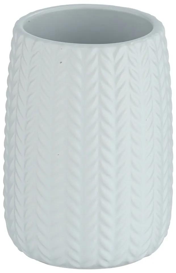 Tazza in ceramica bianca per spazzolini da denti Barinas - Wenko