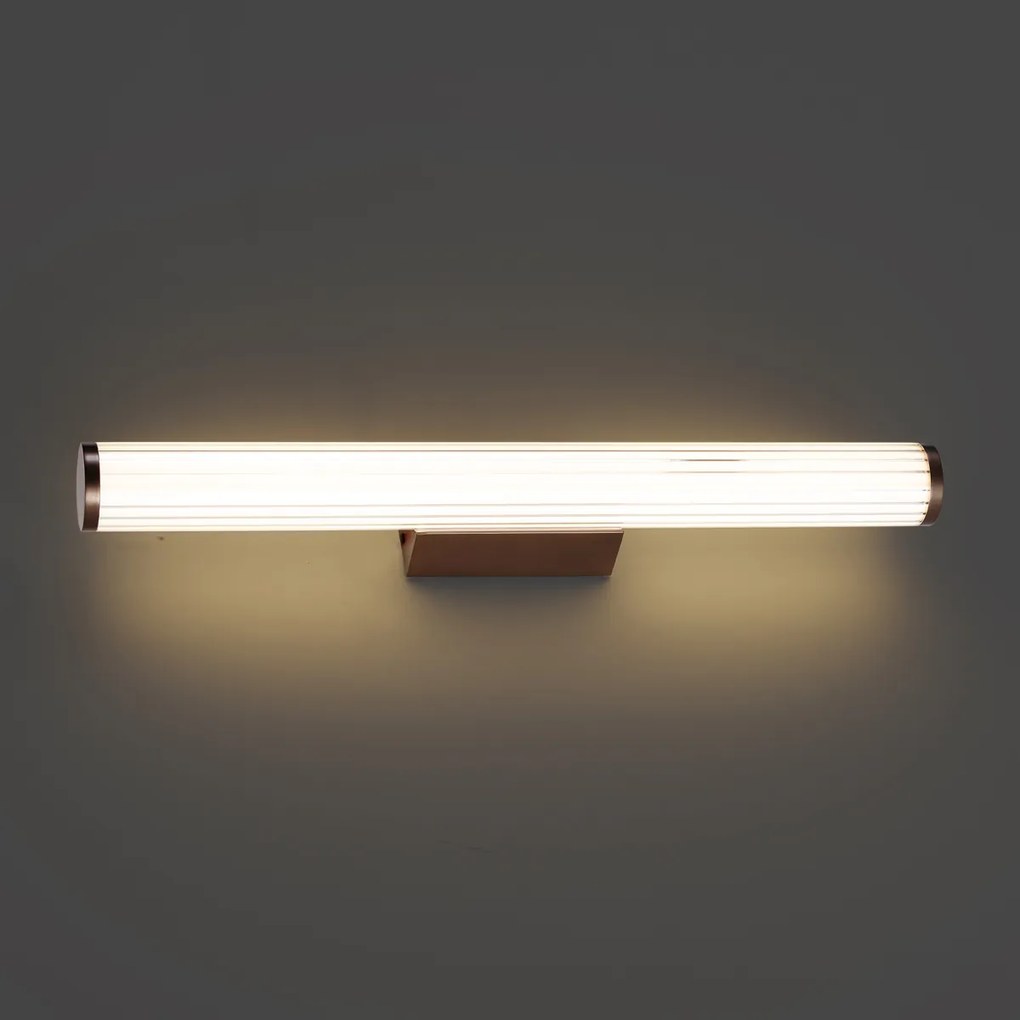 Lampada da parete retrò bronzo 60,4 cm incl. LED IP44 - Coco