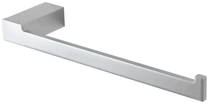 Porta salviette da muro L 35 cm in alluminio argento Sky