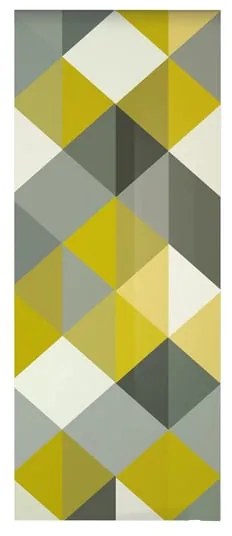 Porta scorrevole sinistra Carpet 5 in alluminio multicolore, L 96 x H 215 cm, con binario Atelier