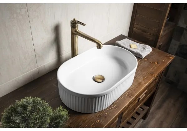 Sapho - Lavabo da appoggio PICOBELLO 49x31 cm ceramica/bianco