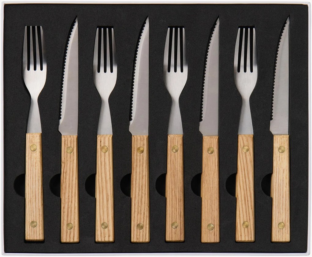 Set di 8 posate per barbecue Paso