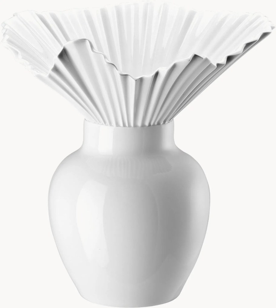 Vaso in porcellana Falda, alt. 27 cm