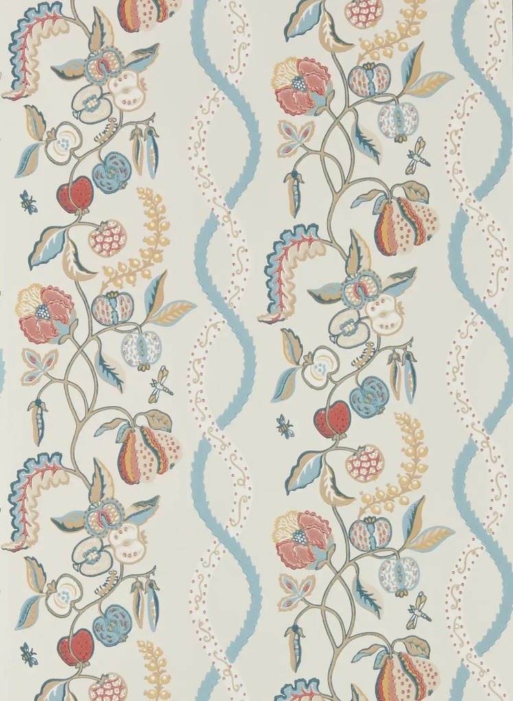 Sanderson Carta da parati Kitchen Garden - Wedgwood & Gala