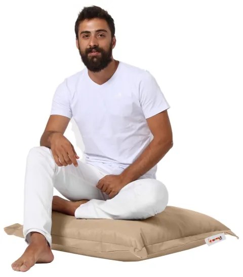 Cuscino da terra 70x70 cm beige