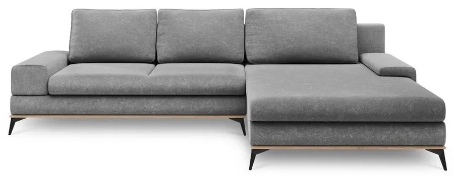 Divano letto grigio ad angolo, angolo destro Planet - Windsor &amp; Co Sofas