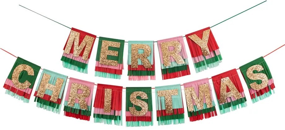 Ghirlanda con motivo natalizio Mery Christmas - Meri Meri