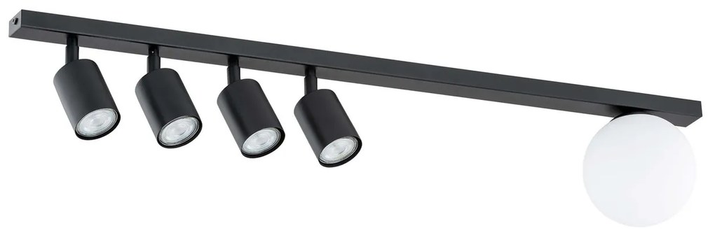 Lampadario da Soffitto BASTER 5 Black GU10 e E14