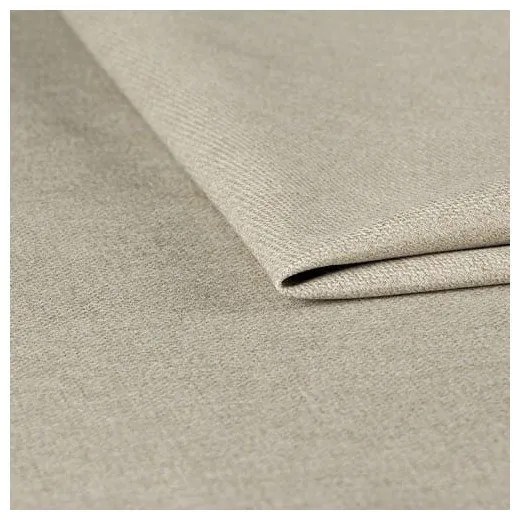 Chaise longue beige con rivestimento in velluto a coste Lord – Ropez