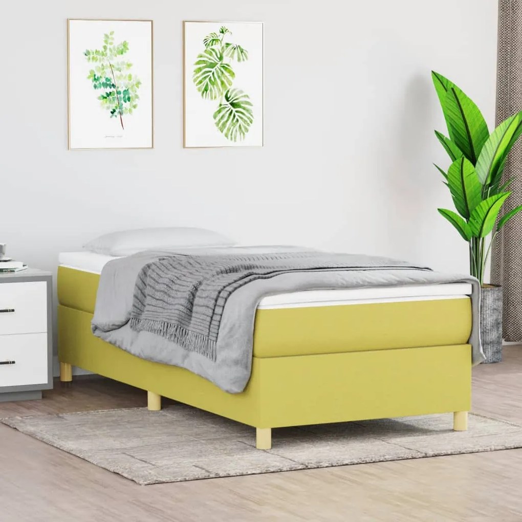 Giroletto Senza Materasso Verde 100x200 Cm İn Tessuto /