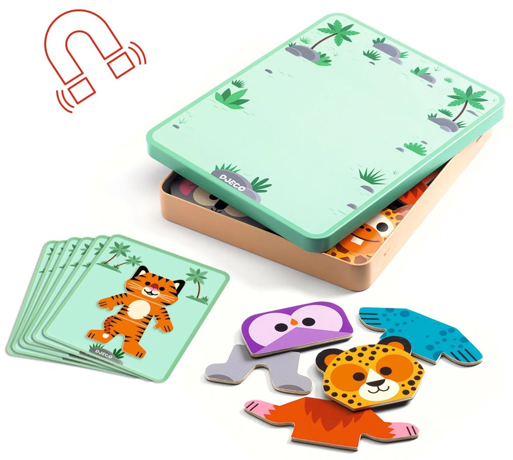 Inzebox Mix'n'match animali - Gioco magnetico