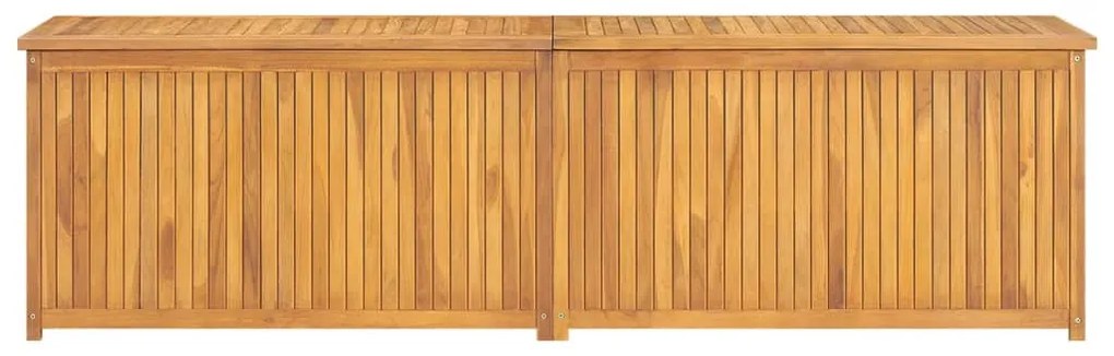 Cassa da giardino 200x50x55 cm in legno massello di teak