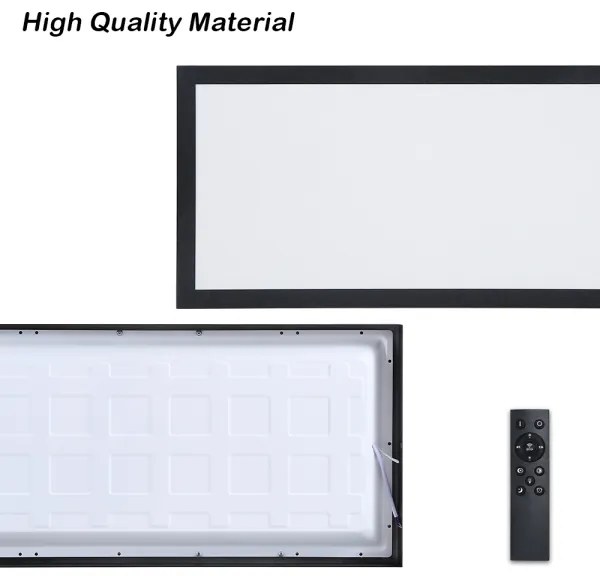 Brilagi - Lampada LED dimmerabile FRAME SMART LED/30W/230V nero IP44 + telecomando