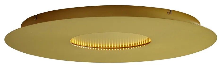 Plafoniera moderna oro 60cm incl. LED dimmerabile a 3 livelli - Morning