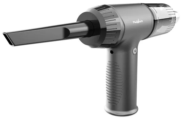 Nedis VCHHR100BK - Aspirapolvere portatile ricaricabile 2in1 90W/6000 mAh grigio/nero