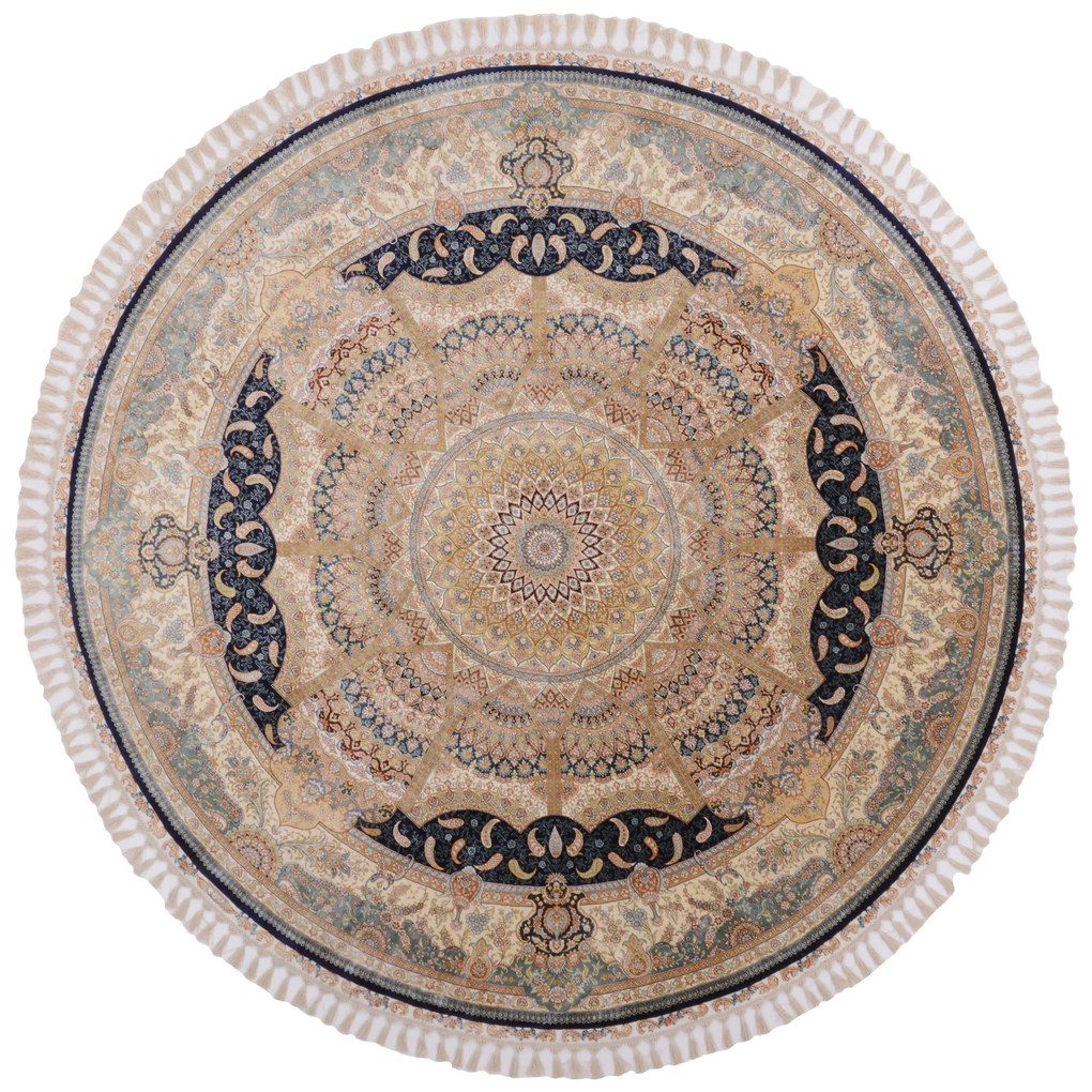 Hereke Tappeto 250 x 250 (Cina) Annodato A Mano