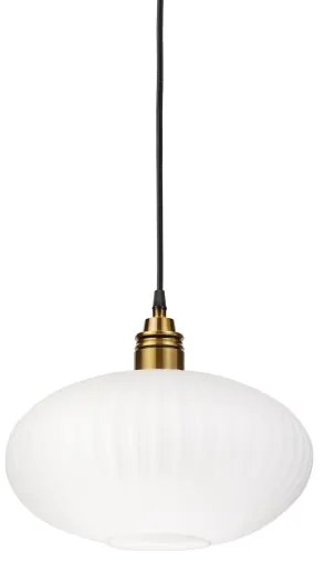 Lampadario sospeso con cavo HECTOR 1xE27/15W/230V, bianco/ottone, Ø 30 cm