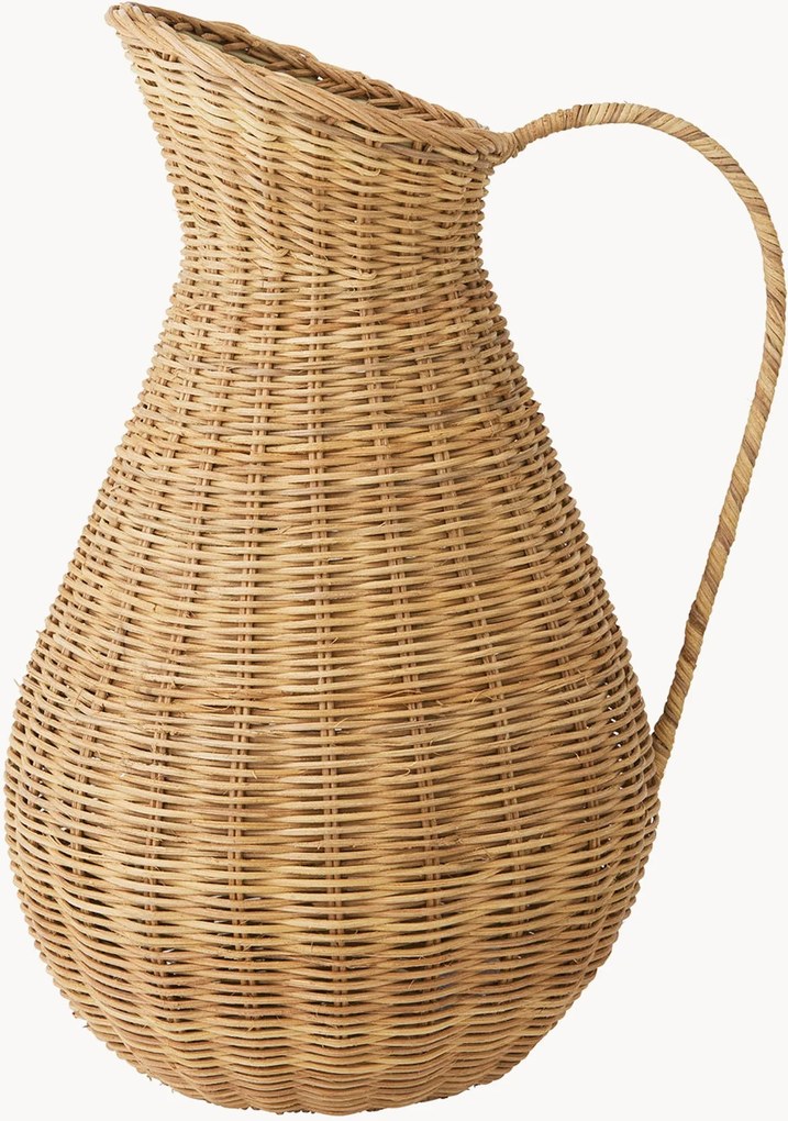 Caraffa decorativa in rattan fatta a mano Nature