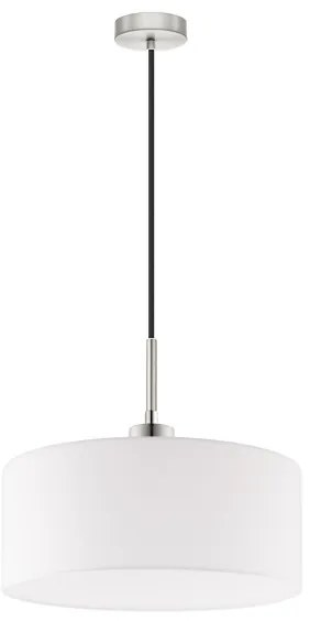 Eglo - Lampadario LED a cavo TUNJA 1xE27/60W/230V bianco