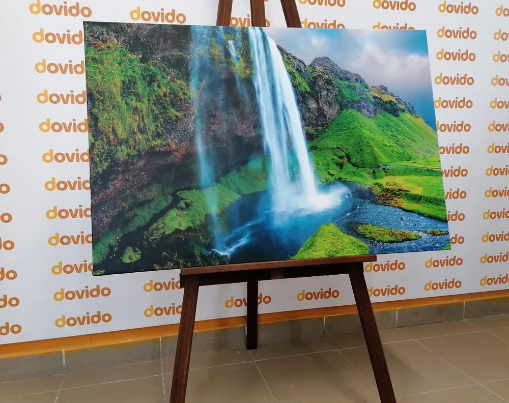 Quadro su tela – Cascata in Islanda