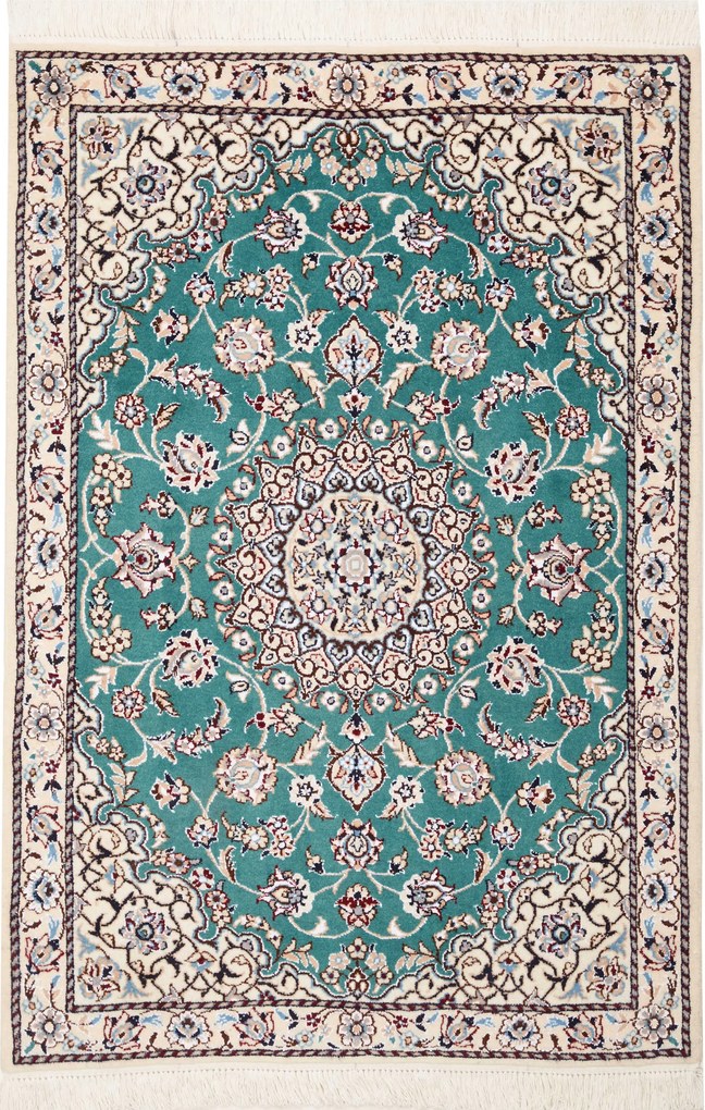 Nain Tappeto 80x120 (Iran) Annodato A Mano