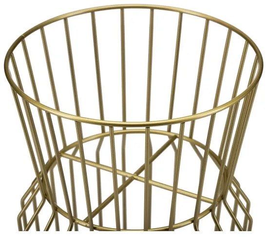 Portafiori 50x26 cm oro