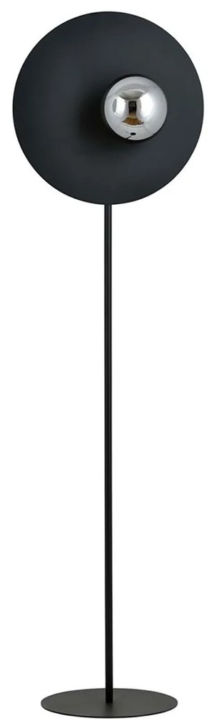Piantana Minimal Ippolita Acciaio Nero Grigio 1 Luce E14 Ip20