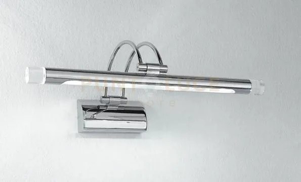 Applique a parete led sigma cromo 4w 550lm 3500k 40,3x21,5x12cm per...