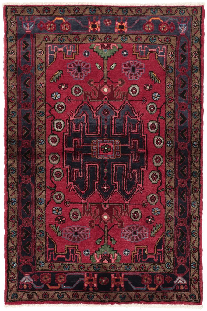 Hamedan Tappeto 160x110 (Iran) Annodato A Mano