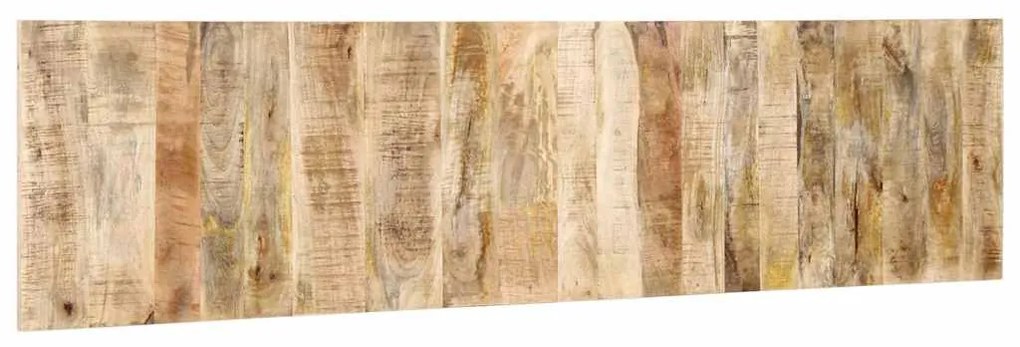 Testiera 200 cm in legno massello di mango grezzo