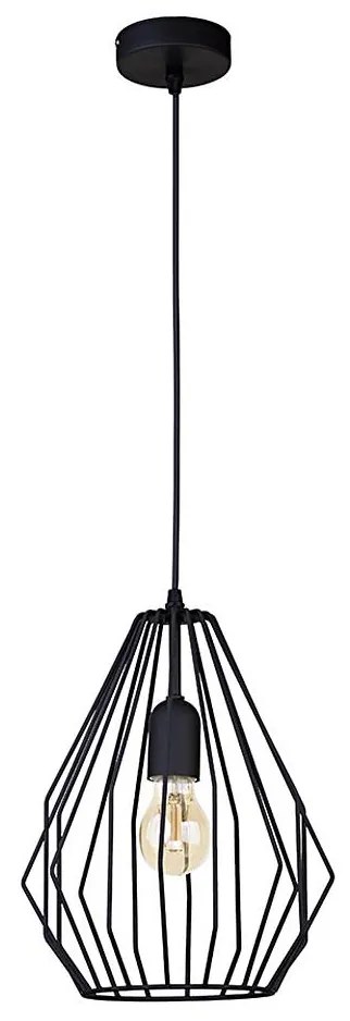 Lampadario a sospensione con filo BRYLANT BLACK 1xE27/60W/230V