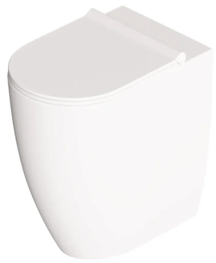 Wc a Terra H 50 Senza Brida Alice Ceramica "Form" Bianco Lucido