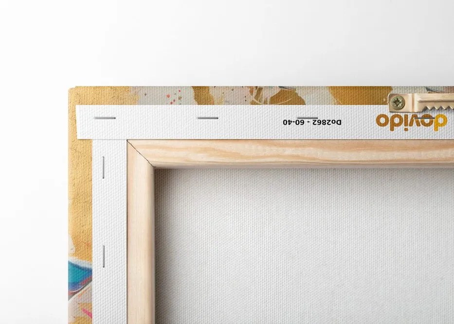 Quadro su tela – Pecora con imitazione di pittura
