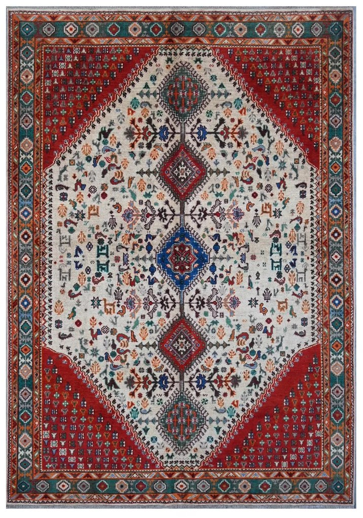 Kazak Tappeto 170x240 (Pakistan) Annodato A Mano