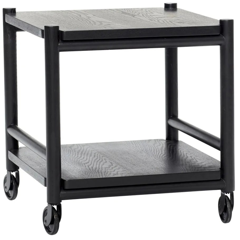 Tavolino da portata in rovere con rotelle 40x40 cm Norm - Hübsch