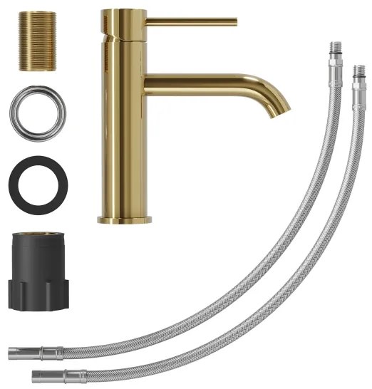 Miscelatore per lavabo SOVANG 18,3 cm in ottone lucido