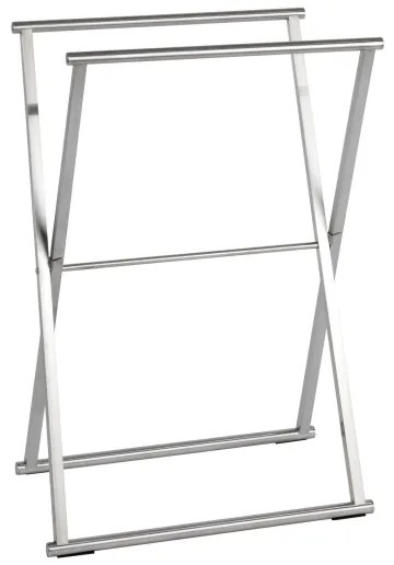 WENKO 22476100 - Porta asciugamani LAVA 53,5x80,5 cm acciaio inox/argento