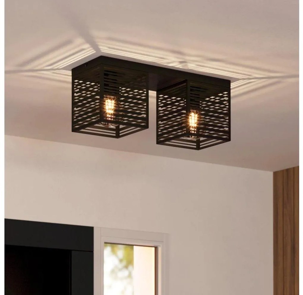 Eglo 900356 - Plafoniera PIEDRITAS 2xE27/40W/230V