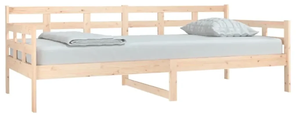 Dormeuse in legno massello di pino 90x200 cm