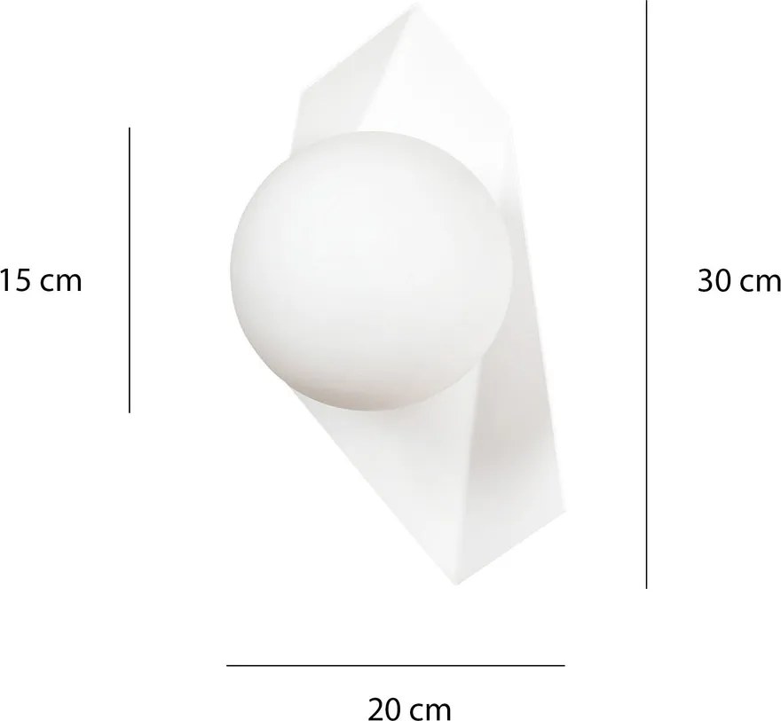 Applique DRIFTON K1 WHITE Colore Bianco