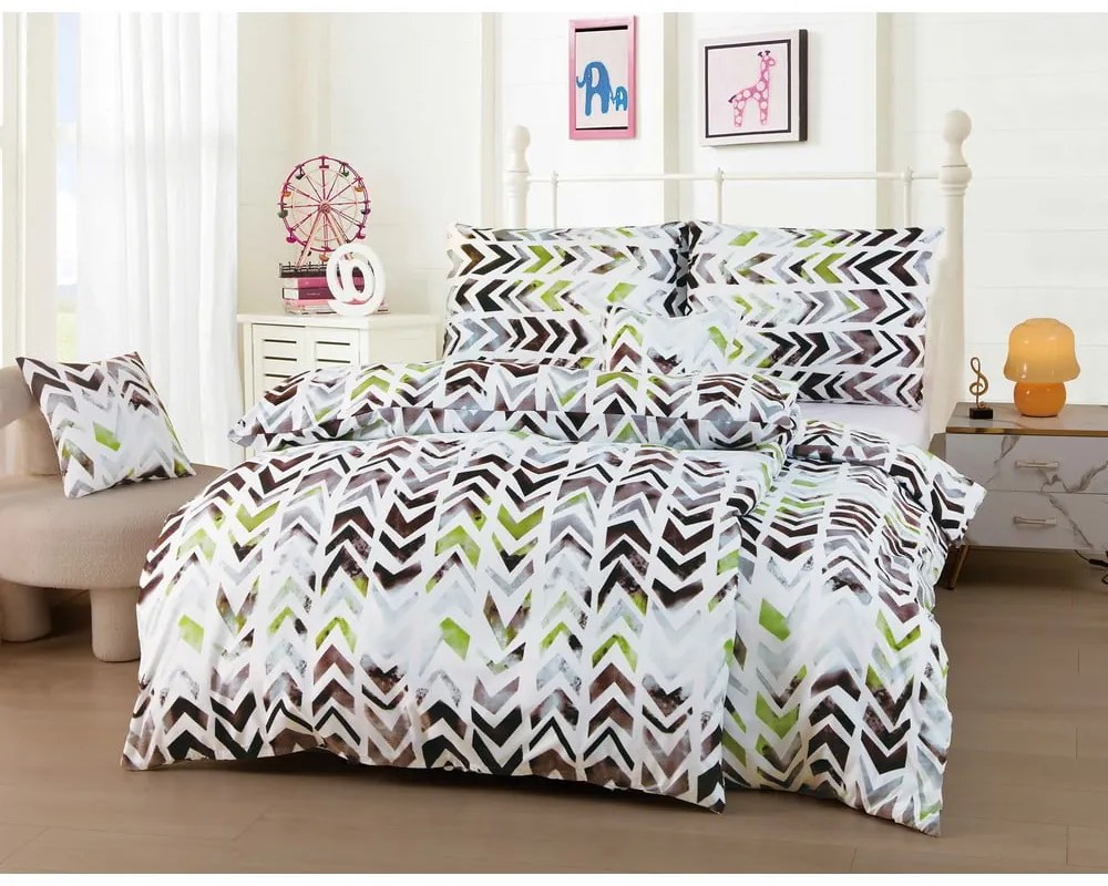 Biancheria da letto in microsatinato per letto singolo 6 pezzi 140x200 cm Madison – JAHU collections