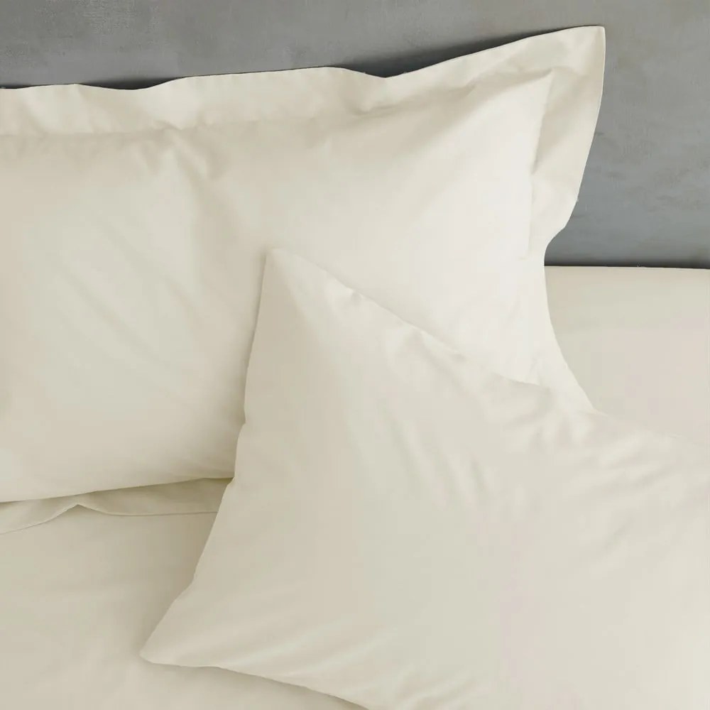Lenzuolo con angoli color crema in percalle 180x260 cm Easy Iron Percale – Catherine Lansfield
