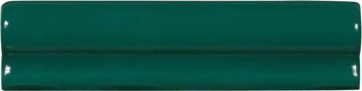Modanatura in gres naturale Chic L 15 x L 4 cm, sp. 15 mm, verde lucido