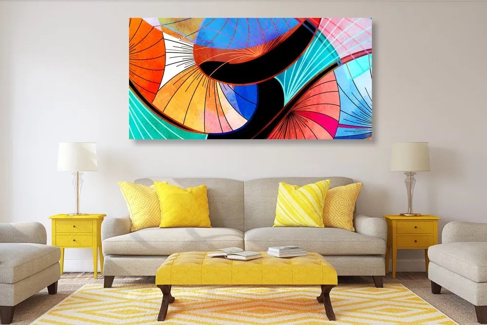 Quadro su tela – Astrazione astratta colorata