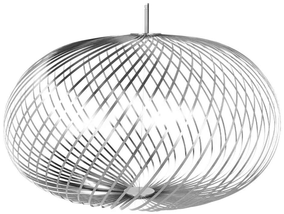 Tom Dixon - Spring Lampada a Sospensione Argento Grande Tom Dixon