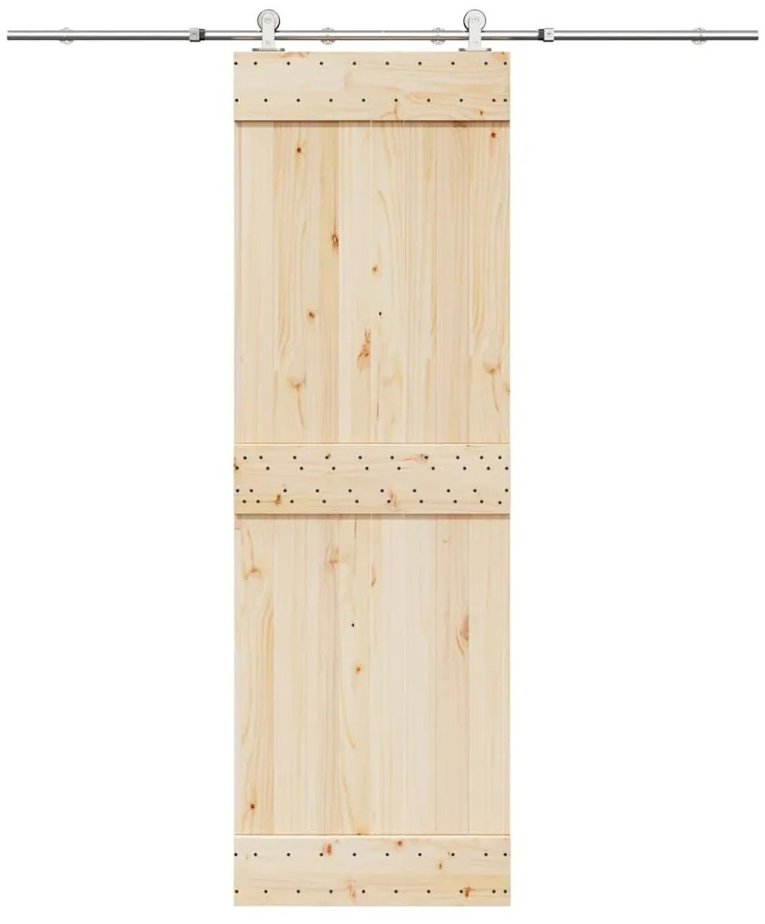 Kit Binari Porta Scorrevole 183 Cm Acciaio Inossidabile Argento /