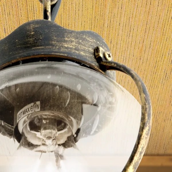 Orion - Lampada da esterno a sospensione TAVERNA 1xE27/60W/230V IP23 bronzo/patina